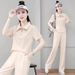 European Trendy Brand Short Sleeve Long Pants Casual Sports Suit For Women Loose Korean Version 2025 Summer Thin_ecoleips.com