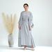 Voya Women's Solid Color Base, Outer Skirt, Three Piece Set With Optional Headscarf And Four Piece Set_ecoleips.com