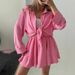 Summer Long-sleeved Top Ruffle Edge Shorts Casual Fashion Suit Women_ecoleips.com