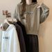 American-style Real-shot Buttoned Cuff Hooded Pullover Short Sweatshirt Women, Loose Lightweight, Suitable For Spring_ecoleips.com