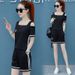 Women's Fashion Sports Set Short Sleeve Shorts Two-Piece Loose Plus Size Casual Wear Summer New Off-Shoulder Trendy_ecoleips.com