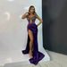 Women's Clothing New Tube Top Heavy Diamond Velvet Pleated Open Hairpin Sexy Party Evening Dress_ecoleips.com