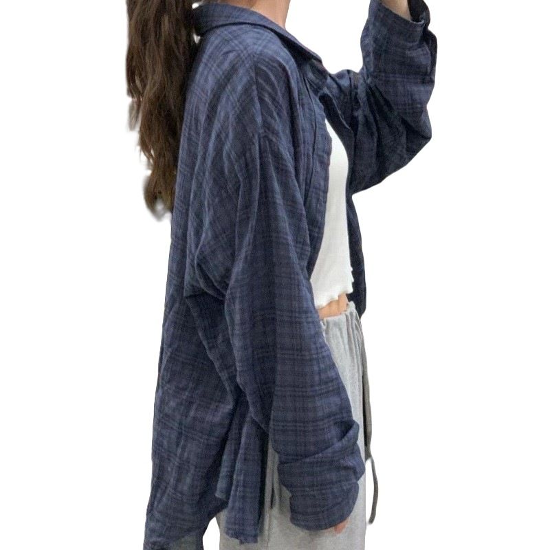 A Chic, Relaxed Yet Sophisticated Long-Sleeved Shirt With A Retro Checkered Pattern, Perfect For Casual Wear._ecoleips.com