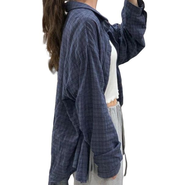 A Chic, Relaxed Yet Sophisticated Long-Sleeved Shirt With A Retro Checkered Pattern, Perfect For Casual Wear._ecoleips.com