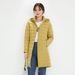 New Women's 90-fleece Solid-color Women's Clothing Hooded And Hooded Seamless Down Jacket Medium And Long Large-size Jacket_ecoleips.com