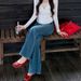 Premium Maternity Stretch Jeans – Extended Length For Tall Moms (Soft Cotton Blend, Dual Belly Support)_ecoleips.com