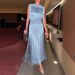 Women's Clothing Elegant Tassel Dress Party Sleeveless Dress Two Piece Suit_ecoleips.com