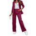 Women's Clothing New Style Autumn And Winter Women's Long Sleeve Lapel Casual Suit Set_ecoleips.com