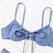 2023 Bikini Solid Color Swimsuit European And American Sexy Two-Piece Swimwear_ecoleips.com