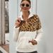 2026 Women's New Women's Jacket Yama Plush Sweater Leopard Print Splicing Top Thermal Jacket_ecoleips.com