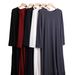 Four-season Fashion Pleated Pullover Robe Plus Size Long-sleeve Long Skirt With Headscarf And Hood Integrated Dress_ecoleips.com