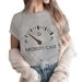 European And American Cross-border Foreign Trade Wholesale Clothing, Coffee Time Round-neck Plus-size Short-sleeve_ecoleips.com