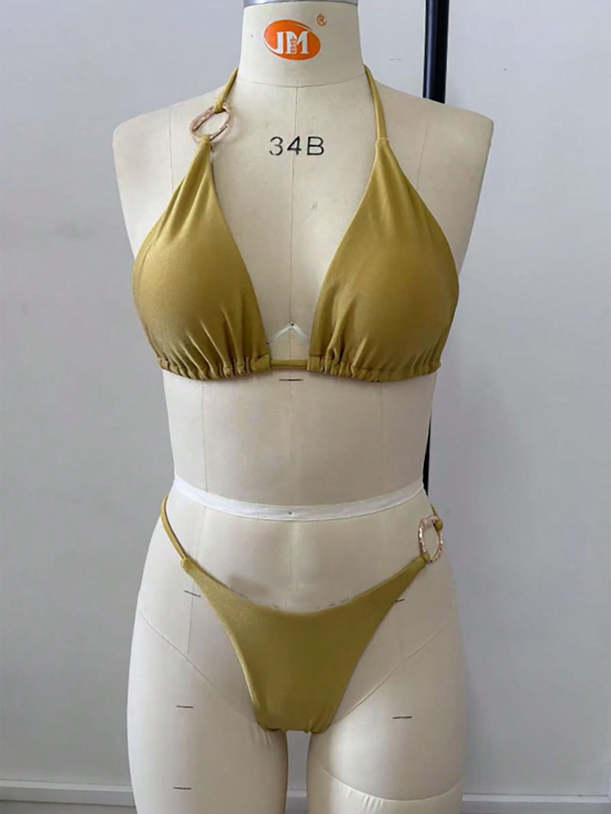 "Women's Sexy Triangle Bikini Set - Trendy Two-Piece Swimwear For Beach & Pool, Comfortable & Fashionable"_ecoleips.com