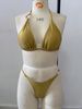 "Women's Sexy Triangle Bikini Set - Trendy Two-Piece Swimwear For Beach & Pool, Comfortable & Fashionable"_ecoleips.com