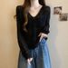 Summer Hollow Knit Cardigan New Women's Collar Thin Coat Air Conditioning Shawl Sun Protection Long Sleeve Short Top_ecoleips.com