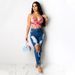 Women's Clothing Summer Colorful Fashion Design Strap Butterfly Sequin Suspenders_ecoleips.com