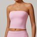 Women's Clothing Strapless Yoga Vest Sexy Beautiful Back Sports Underwear Female Shockproof Quick Drying Fitness Top_ecoleips.com