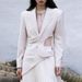 2025s Beware Of Asymmetrical Small 2025 New Model With Niche Design, Hollowed Out Waist Revealing Slimming Suit Jacket_ecoleips.com