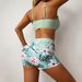 Voya 2026 New European And American Foreign Trade Bikini Printed Patchwork Two-Piece Swimsuit Women's_ecoleips.com