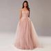 Elegant Mesh Sweetheart Neckline Ball Gown – Bridal Toast Dress & Stage Performance Dress With Matching Kids' Sizes_ecoleips.com