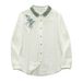 Double-Layer Cotton Yarn Long-Sleeved Shirt Women's Autumn Vintage Artistic Embroidered Collar Soft Skin-Friendly Breath_ecoleips.com