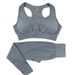 European And American Seamless Knitted Dot Two-Piece Bra Vest Long Pants Set For Women Spring Summer Fitness Clothing_ecoleips.com