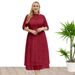 Large Size Women's New Lace Evening Dress High Quality Bridesmaid Dress_ecoleips.com