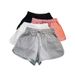 Women's Clothing Casual Pants Women's Summer New High Waist Loose Sports Shorts Small Drawstring Straight Wide Leg Hot Pants_ecoleips.com