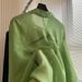 French-style High-end Green Cotton-linen Shirt For Women, Summer Thin Loose Casual Linen Shirt, Long-sleeved Sun_ecoleips.com