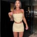 2025 Summer Sexy Hot Girl Knitted Side Slit Crop Top Bustier Bodycon Skirt Women Two-Piece Set_ecoleips.com