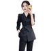 Professional Style Mature Suit Spring New Women's Fashion Design Formal Two-Piece Set_ecoleips.com