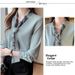 Women's Chiffon Blouse Long Sleeve Fashionable And Elegant Shirt Early Autumn Top New Style_ecoleips.com