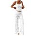 Women's Yoga Tank Top & Lounge Pants Set - Breathable Workout Outfit For Pilates & Casual Wear_ecoleips.com
