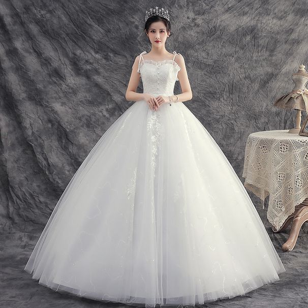 New Style Slimming Ethereal Dreamy Simple Lightweight Spring Wedding Dress For Brides Forest Style Petite Women's Clothing_ecoleips.com