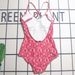 European And American Style Letter-printed Conservative Swimwear, Vacation One-piece Foreign Trade Swimsuit, Backless_ecoleips.com