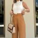 Women's Clothing Autumn New Style Ladies Fashionable Commuting Style All Match High End Sense High Waist Long Trousers_ecoleips.com