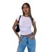 Women's Slim Fit Solid Color T-Shirt Round Neck Short Sleeve European American Style Autumn Top_ecoleips.com