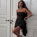 Elegant Sleeveless Strapless Dress For Women - Summer Slim Fit Fashion Dress - Polyester Casual & Office Wear_ecoleips.com