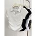 Summer Women's Slim Fit T-Shirt Pure Cotton Short Sleeve Design Irregular Pleats Flattering Shoulder Short Polo Shirt Top_ecoleips.com