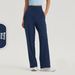 Women's Clothing High Waist Wide Leg Yoga Pants Casual Loose Fit Slimming Outerwear With Long Pockets Polyester_ecoleips.com
