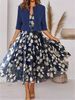 Women’s Clothing New autumn and winter women's clothing big swing dress plus small jacket two piece set_ecoleips.com