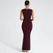 Women's Clothing 2025 Spring/Summer New Fashionable Elegant Slim-Fit Square-Neck Sleeveless Waist-Cinching_ecoleips.com
