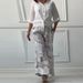 Women’s Clothing Summer New Fashion Large Size Cardigan Shirt High Waist Loose Trousers Two Piece Set_ecoleips.com