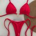 Women's Clothing Sexy Low-Waist Tie-Up Bikini Set – Heart Design & Nylon Fabric For American Style"_ecoleips.com
