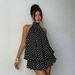 2026 Cross-border European And American Sexy Tutu With Halter Neck, Open Back, Tie Design, Elegant Style, Short Dress_ecoleips.com