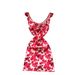 European And American Style Floral Sleeveless For Women, Summer Ruffled Slim-fit Pure Desire Hot Girl Petite Stunning_ecoleips.com