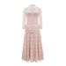 Women's Clothing temperament elegant heavy craft long sleeve beaded dress banquet evening dress long bridesmaid dress_ecoleips.com