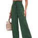 Aria Basics New European And American Cross-border Foreign Trade Elegant Drapey Slightly Elastic Loose High-waisted Jacquard_ecoleips.com