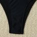 Women's One-Shoulder High-Waist Bikini Set Monochrome Swimwear Sexy Cut-Out Back_ecoleips.com