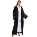 Verve Muslim Clothing Long Fashion Elegant Pocket Cardigan Embroidered Butterfly Dress Robe_ecoleips.com